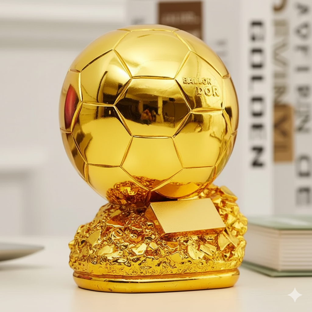 Ballon D'Or Resin Cup Model
