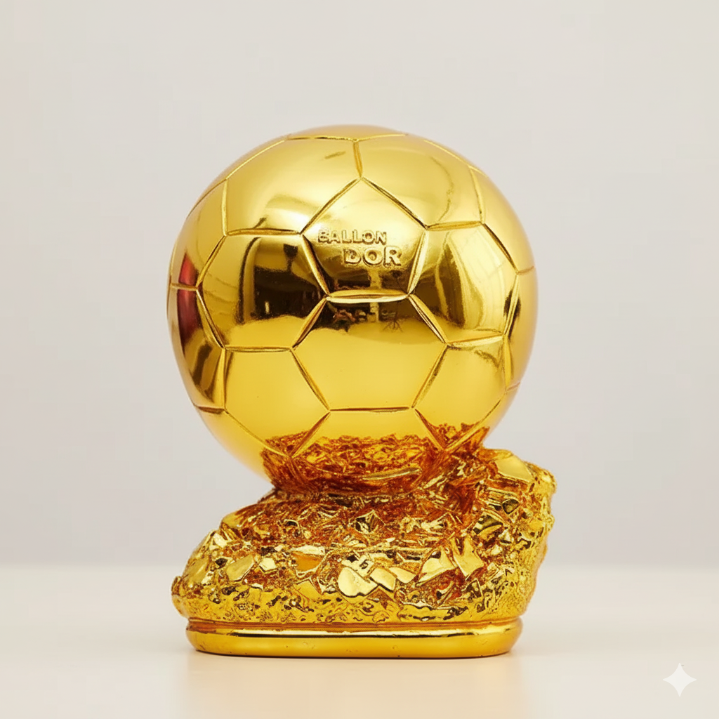 Ballon D'Or Resin Cup Model