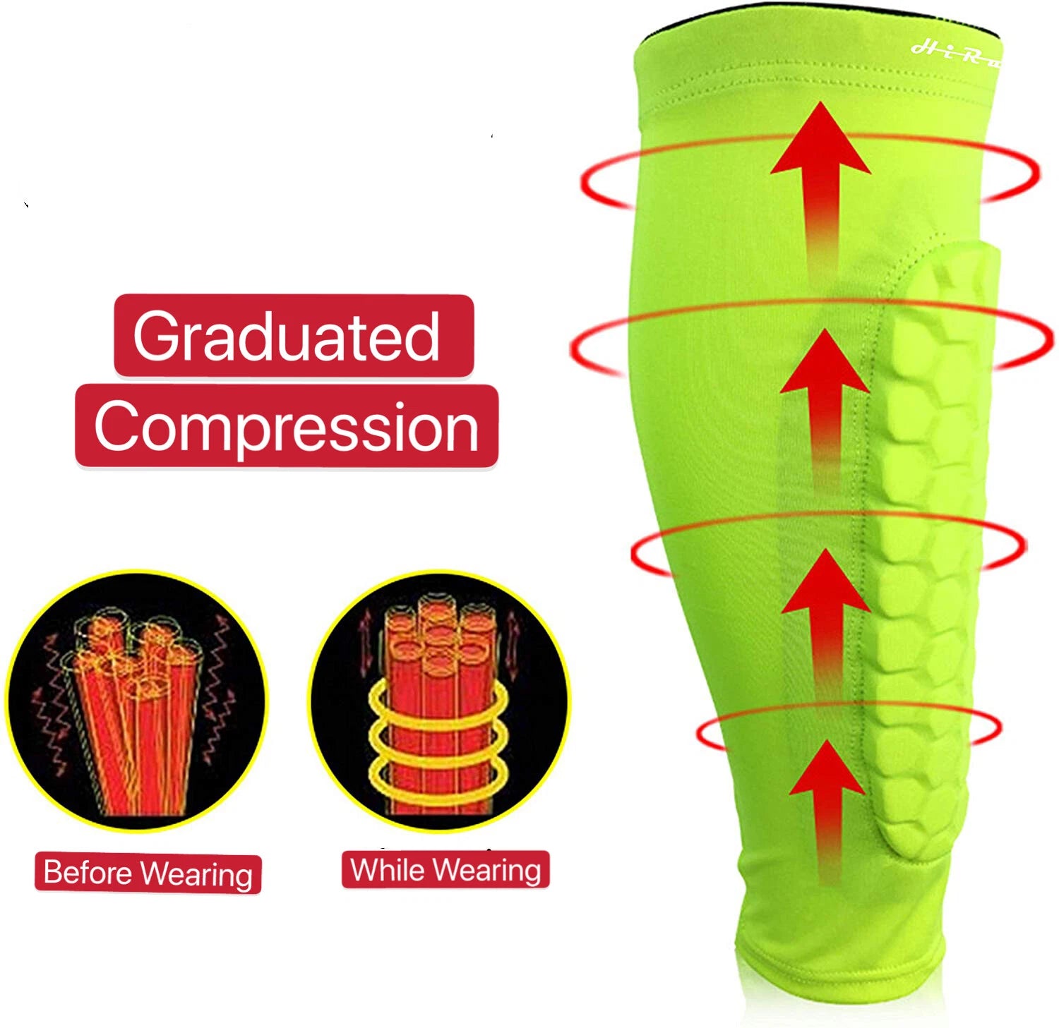 Futbolio Sports Compression Leg Sleeve